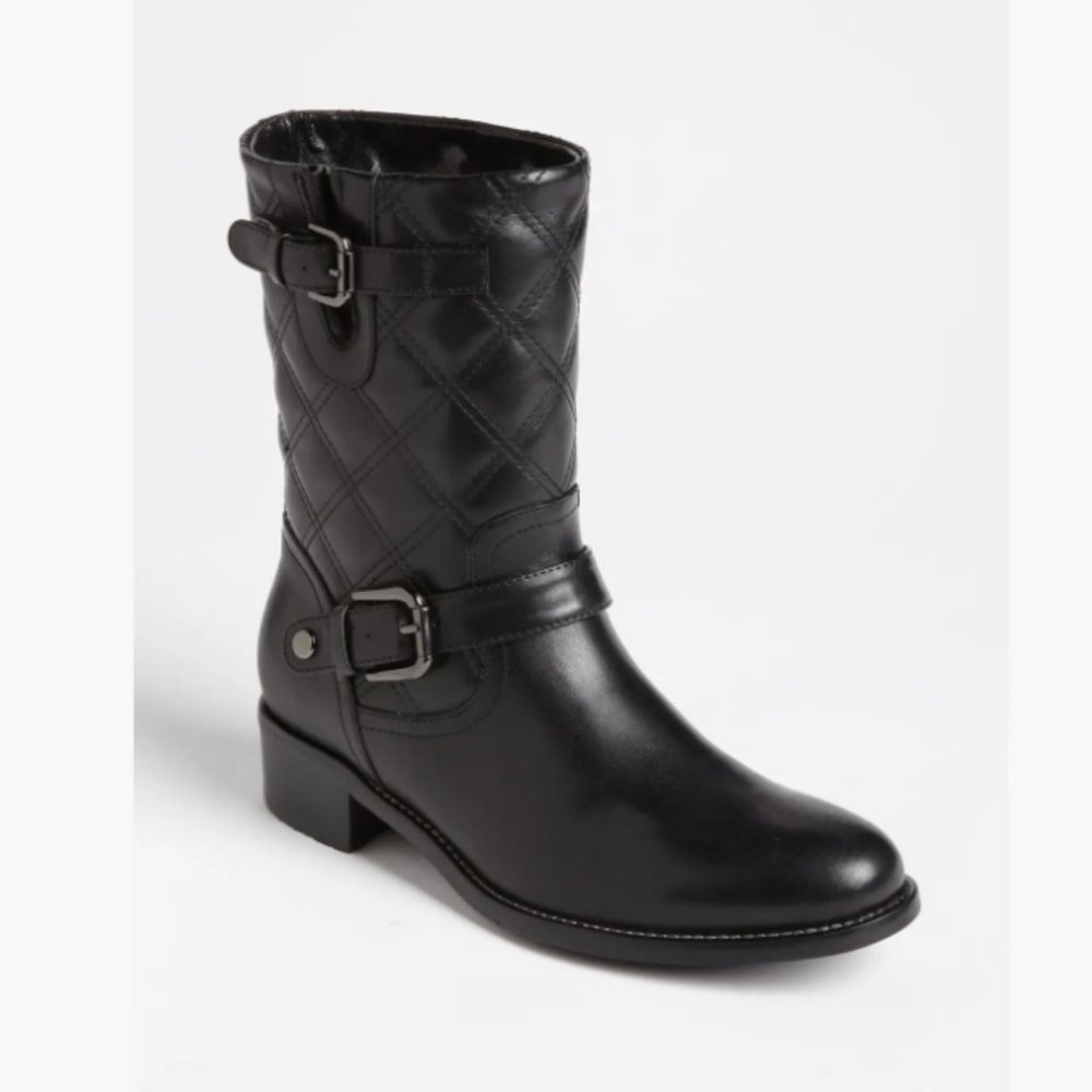 Aquatalia Moto Combat Boots
